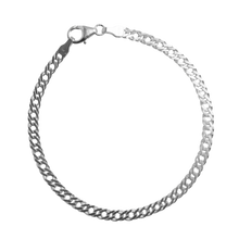 Lade das Bild in den Galerie-Viewer, Armband Zwillingspanzer 925 Silber 3,9 mm / 18,5 cm

