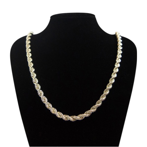 Kette Collier Kordel 925 Silber 5,5 mm / 50 cm