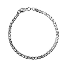 Lade das Bild in den Galerie-Viewer, Armband Panzersteg 925 Silber 3,7 mm / 19 cm
