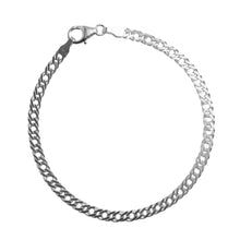 Lade das Bild in den Galerie-Viewer, Armband Zwillingspanzer 925 Silber 3,9 mm / 18,5 cm
