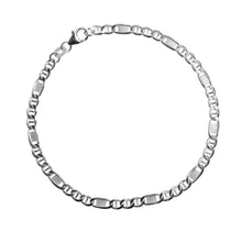 Lade das Bild in den Galerie-Viewer, Armband Panzersteg 925 Silber 3,5 mm / 19 cm
