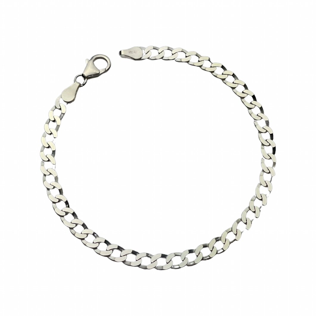 Armband Panzer 925 Silber 4,5 mm / 19 cm