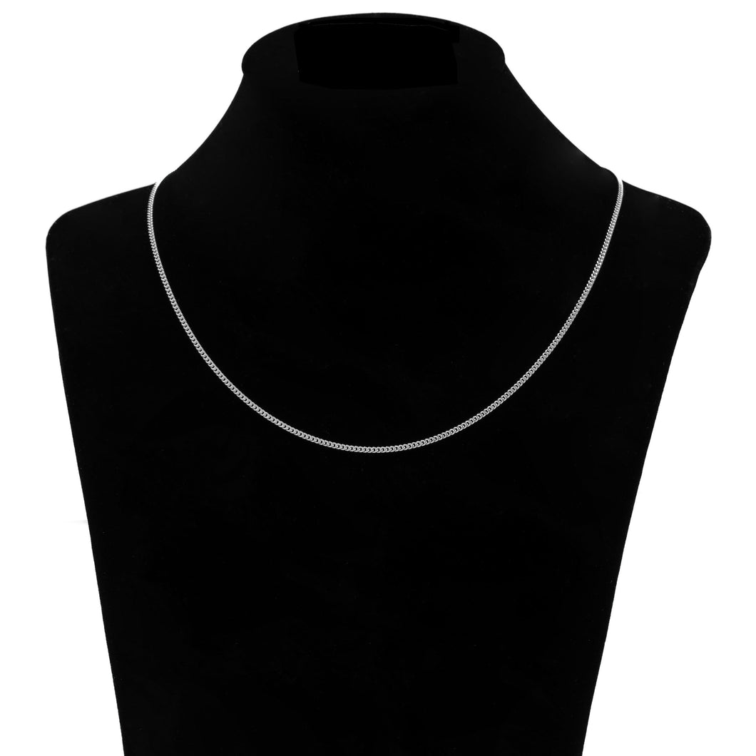 Kette Panzer 925 Silber 2,1 mm / 55 cm